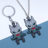 Kaiju No 8, Anime Keychain Necklace Fashion Kaiju No. 8 Metal Necklaces