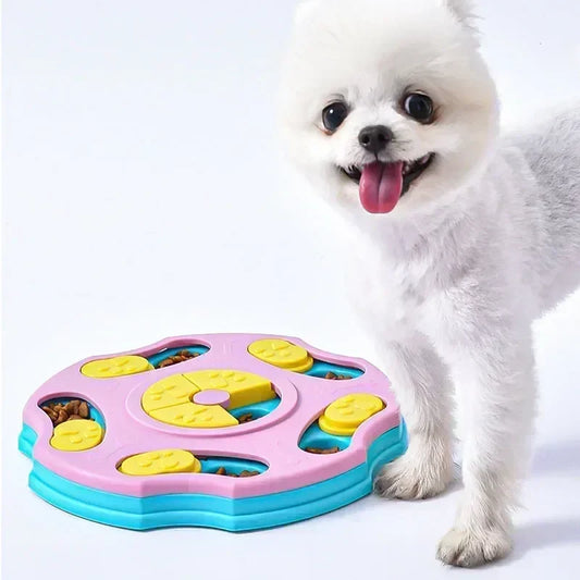 Dog Puzzle Slow Feeder Toy – Interactive Treat Dispenser for Mental Stimulation - BIG FRENCHIES