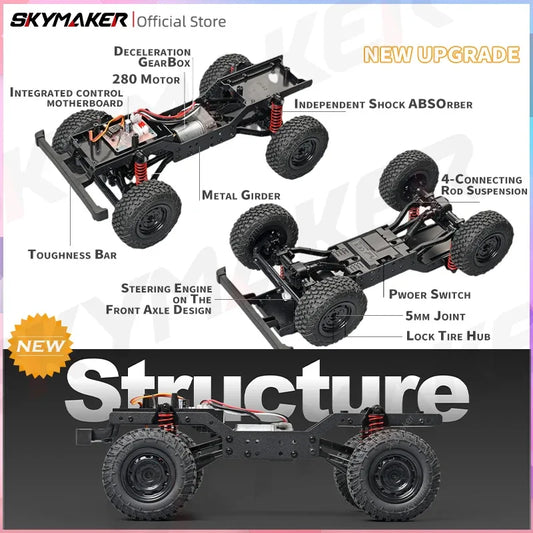1:12 RC Car MN99s MN98 4WD Rock Crawler Remote Control Truck Toy - BIG FRENCHIES