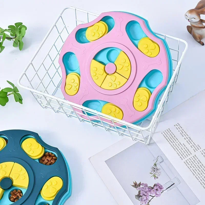 Dog Puzzle Slow Feeder Toy – Interactive Treat Dispenser for Mental Stimulation - BIG FRENCHIES