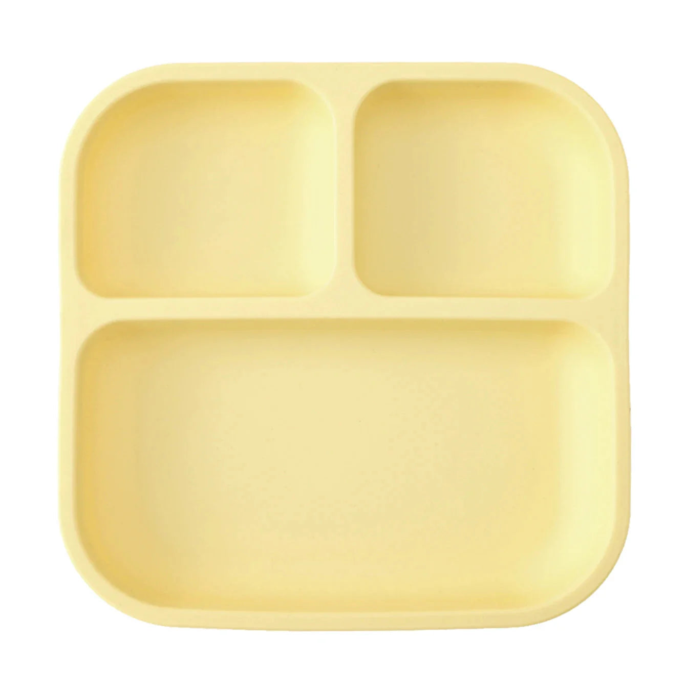 Color Kids Silicone Divided Suction Plate BPA-Free Toddler Dish