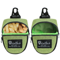 Portable Dog Treat Pouch – Training & Travel Bag with Poop Dispenser - BIG FRENCHIES