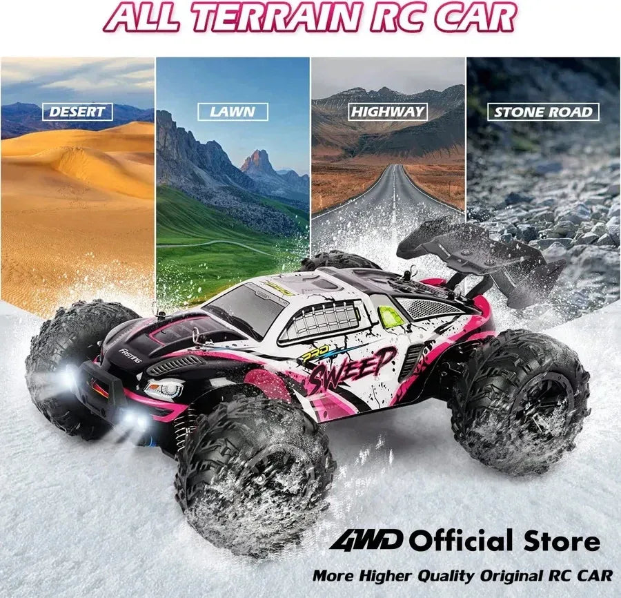 4WD Remote Control Car High-Speed 50-80KM/H Off-Road Buggy Truck - BIG FRENCHIES