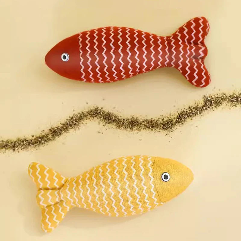 Catnip Fish Toy – Interactive Plush Simulation Fish for Cats & Kittens - BIG FRENCHIES