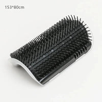 Cat Massage Brush & Hair Remover – Self-Grooming Wall Corner Comb for Cats | Detachable, Easy-Clean Pet Massage Tool