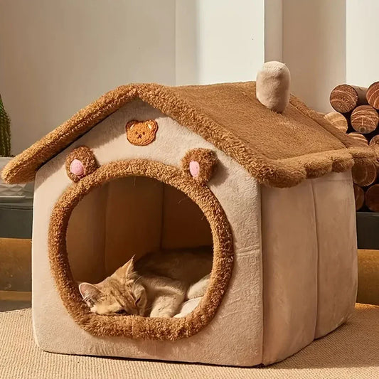 Foldable Pet House – Washable Bed for Small Dogs & Medium Cats - BIG FRENCHIES
