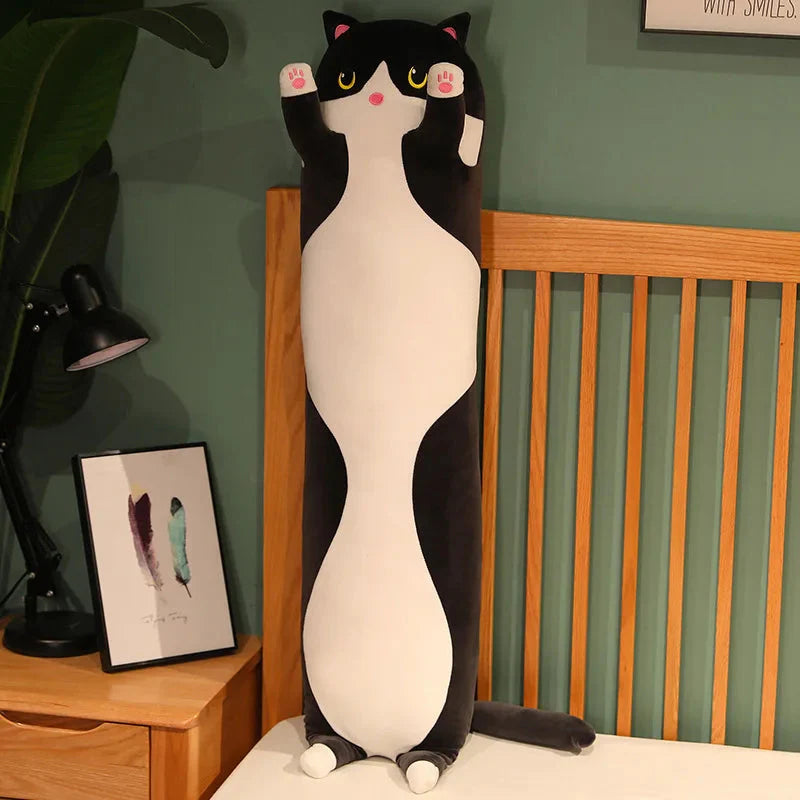 Long Cat Plush Toys - Soft Nap Pillow & Home Decor | 50-130cm Cute Gift for Kids & Girls-Pet Toys-BIG FRENCHIES-Econic Blanks