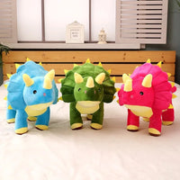 Dinosaur Plush Toy – Triceratops & Stegosaurus Stuffed Doll - BIG FRENCHIES