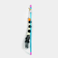 Elastic String Cat Teaser Wand with Faux Fur Bug - BIG FRENCHIES