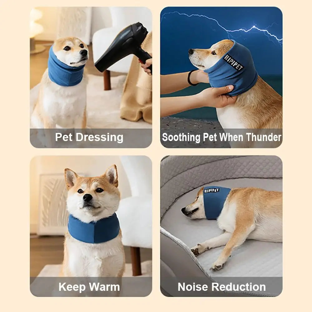 Dog Grooming Earmuffs – Soft Noise-Proof Ear Cover for Bathing & Drying - BIG FRENCHIES