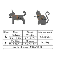 Undershirt Style Pet Leash Adjustable Cat Dog Harness Breathable Leash  Convenient Pet Vest For Small Dog Cat Supplies
