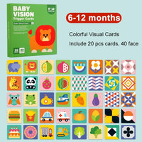 Baby Montessori Flash Cards – Black & White Visual Stimulation Toy - BIG FRENCHIES
