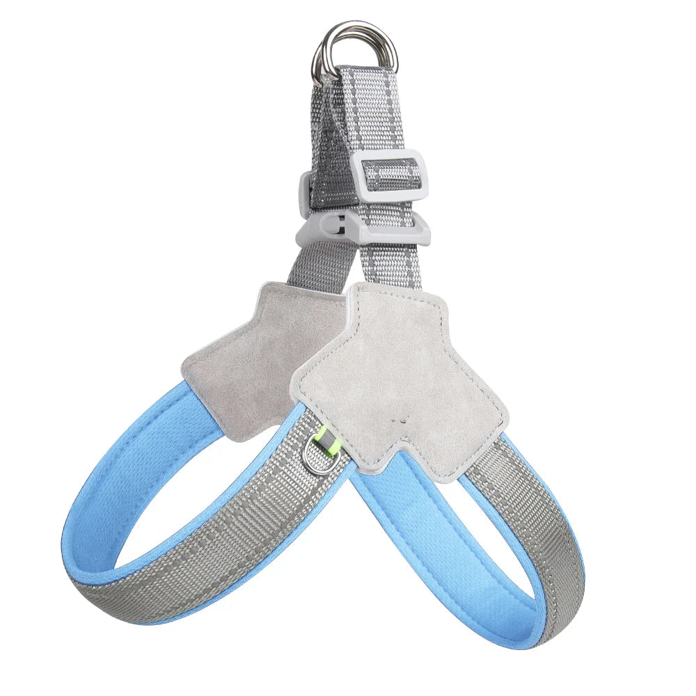 Reflective No-Pull Dog Harness – Adjustable Vest for Small & Medium Dogs - BIG FRENCHIES