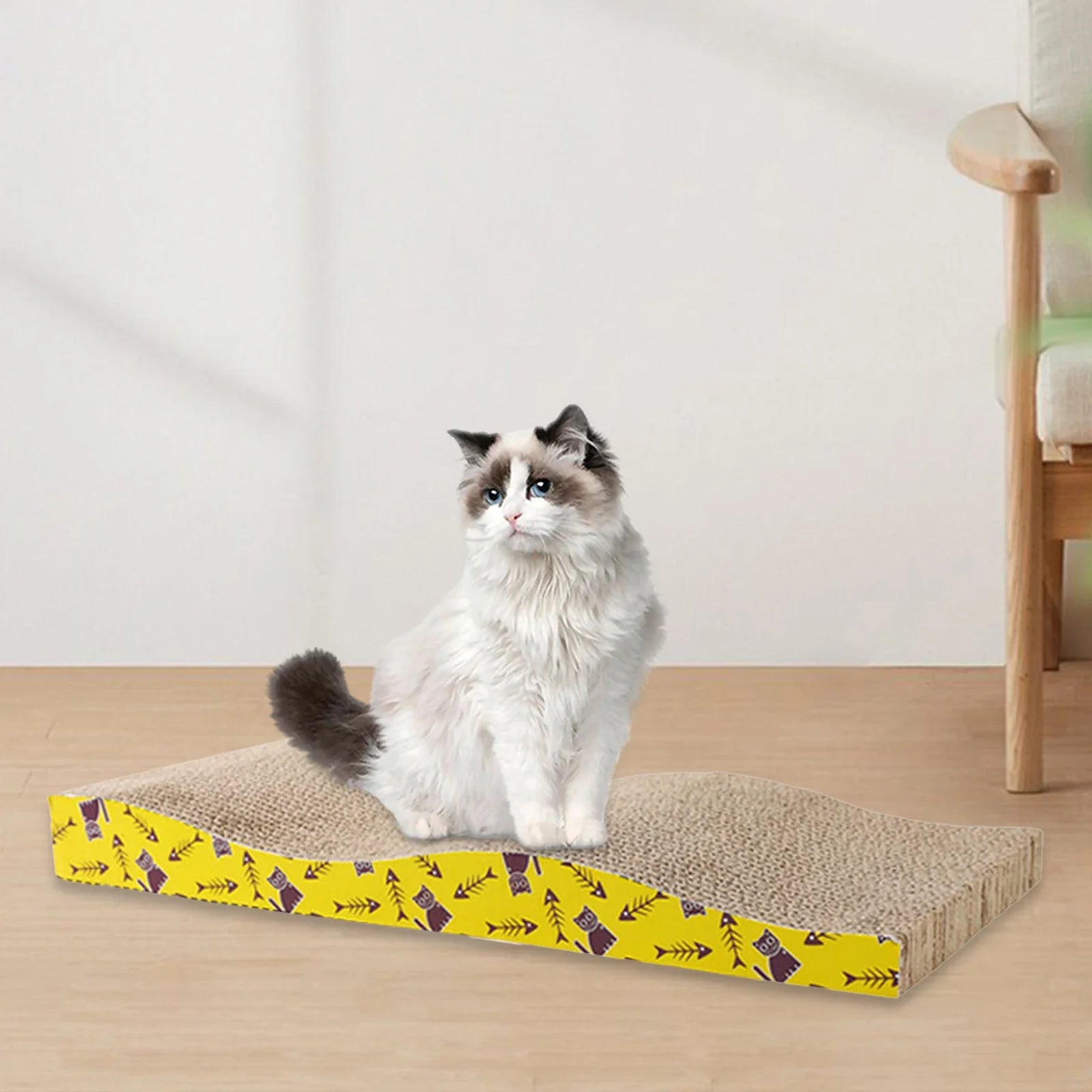 Cat Scratching Board Bed – Cardboard Scratch Pad & Nest for Cats - BIG FRENCHIES