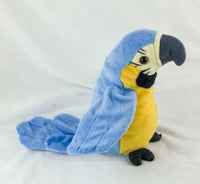 Talking Macaw Parrot Plush Toy – Repeat & Speak Animated Bird - BIG FRENCHIES