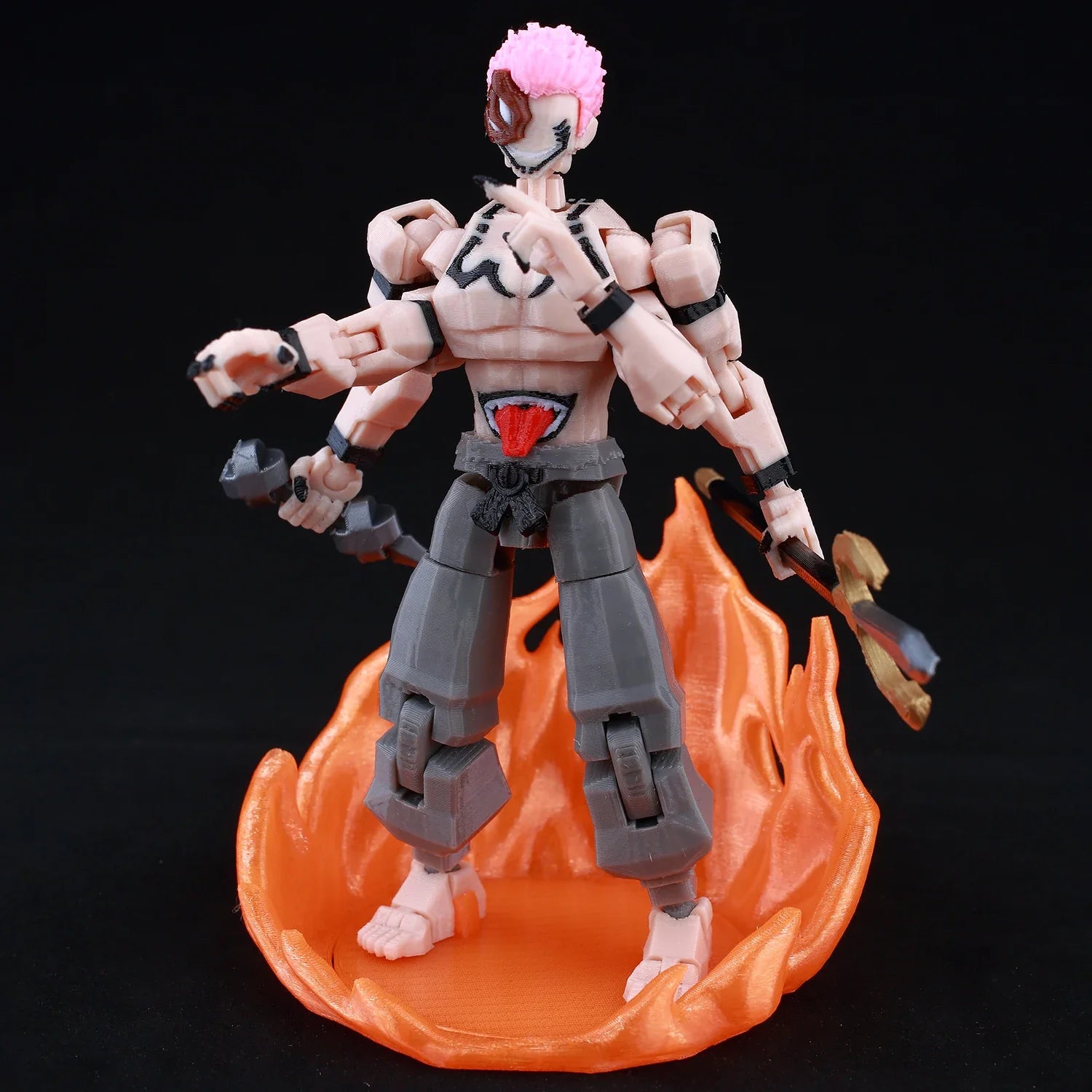 Jujutsu Kaisen 3D Printed Anime Figurine, Gojo Satoru Toji Yuji Sukuna Mahoraga Yuta