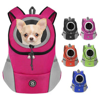 Double Shoulder Pet Carrier Backpack – Breathable Travel Dog Bag - BIG FRENCHIES
