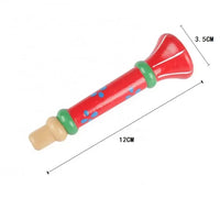 Wooden Trumpet Toy Horn Whistle Montessori Musical Instrument for Kids - BIG FRENCHIES