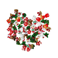 50pcs Christmas Resin Flatbacks for DIY Crafts & Jewelry Making - BIG FRENCHIES