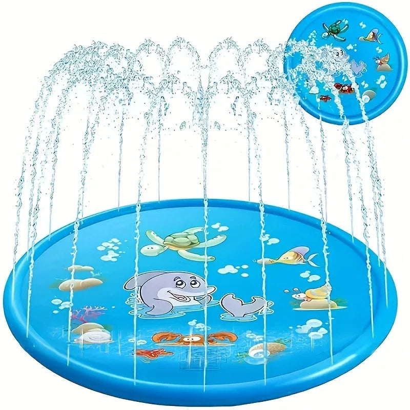 Kids Inflatable Spray Mat Water Sprinkler Pad Outdoor Play Toy - BIG FRENCHIES