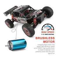 WLtoys 124016 V8 RC Car 75 KM/H High Speed 4WD Drift Off-Road - BIG FRENCHIES