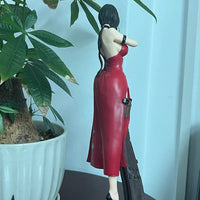 Ada Wong, Jill Valentine, Leon Scott Kennedy Figure, Resident Evil Anime Gaming Figurines 13 in