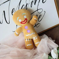 Gingerbread Man Christmas Plush Toy – Soft Stuffed Cookie Doll for Kids - BIG FRENCHIES