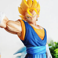 Super Saiyan Vegito Vs Majin Buu Anime Figure, Dragon Ball Z Action Figurines PVC Statue 31 CM