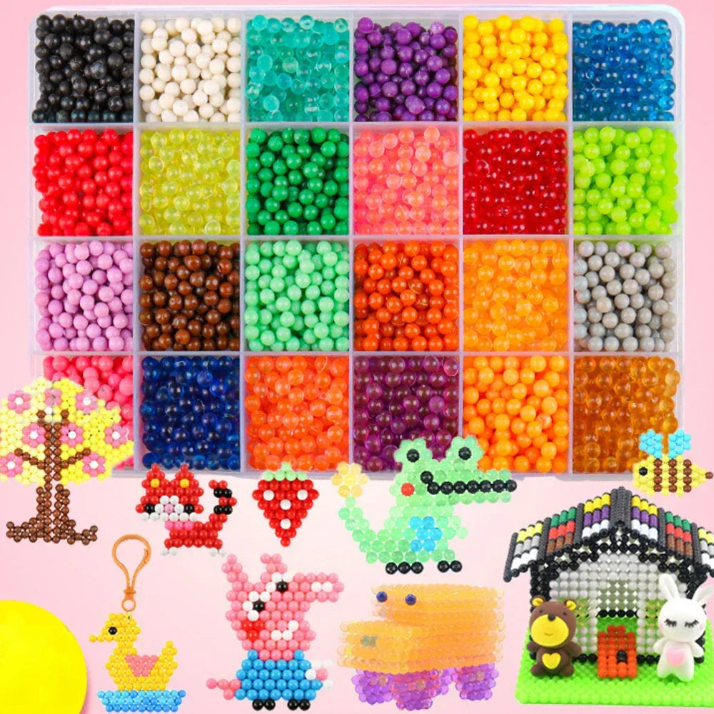 DIY Water Spray Magic Beads Craft Kit for Kids (Crystal Beads Set) - BIG FRENCHIES