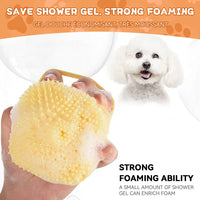 Pet Bathing Brush with Shampoo Dispenser - BIG FRENCHIES