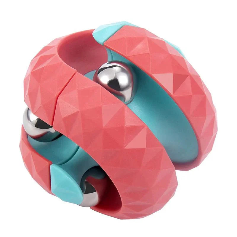 Orbit Ball Fidget Toy – Spinning Cube Stress Relief Puzzle for Kids & Adults