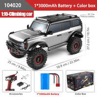 WLtoys 104020 1/10 RC Car 4WD Off-Road Remote Control Climbing Toy - BIG FRENCHIES