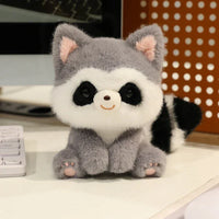 Cute Sitting Animal Plush Toys – Red Panda, Fox, Sloth & More - BIG FRENCHIES