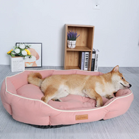 Pet Sofa Bed – Large Dog & Cat Sleeping House | Winter Warm Cushion Mat for Big Pets - BIG FRENCHIES