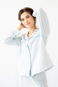Classic Luxury Pajamas in Brushed Pima Cotton