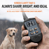 SportDOG Brand SportTrainer SD-875 Remote Trainer with OLED Screen, 1/2-Mile (880-Yard) Range, 3 Dogs