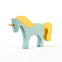 Waldorf large wooden Unicorn toy