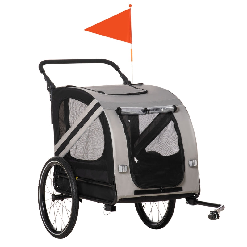 2-In-1 Pet Bike Trailer Stroller - BIG FRENCHIES