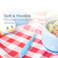 Primo Passi Silicone Spoon 4PK in Blue & Green - BIG FRENCHIES