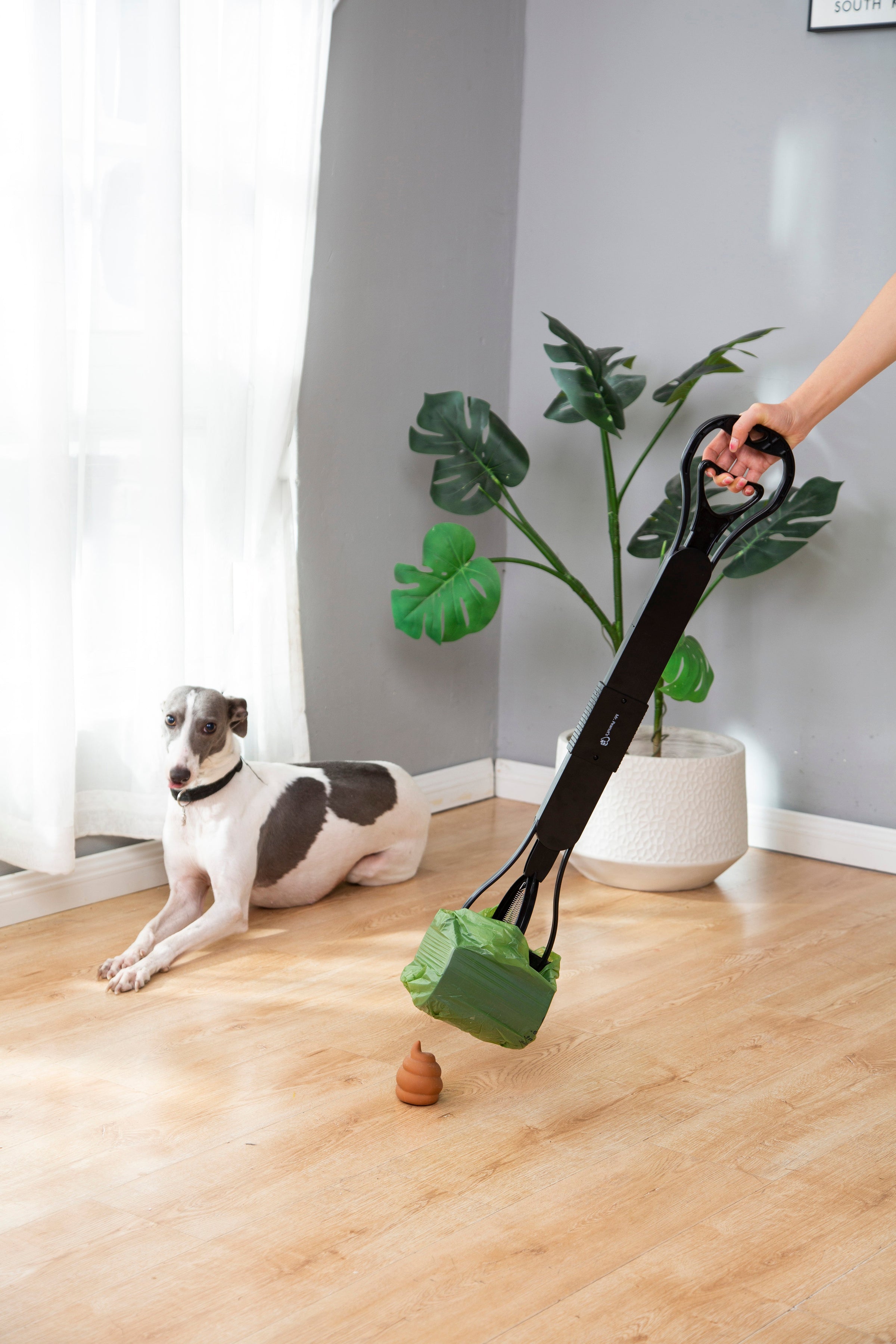 Mr. Peanut's 32" Tall Profile Pooper Scooper - BIG FRENCHIES
