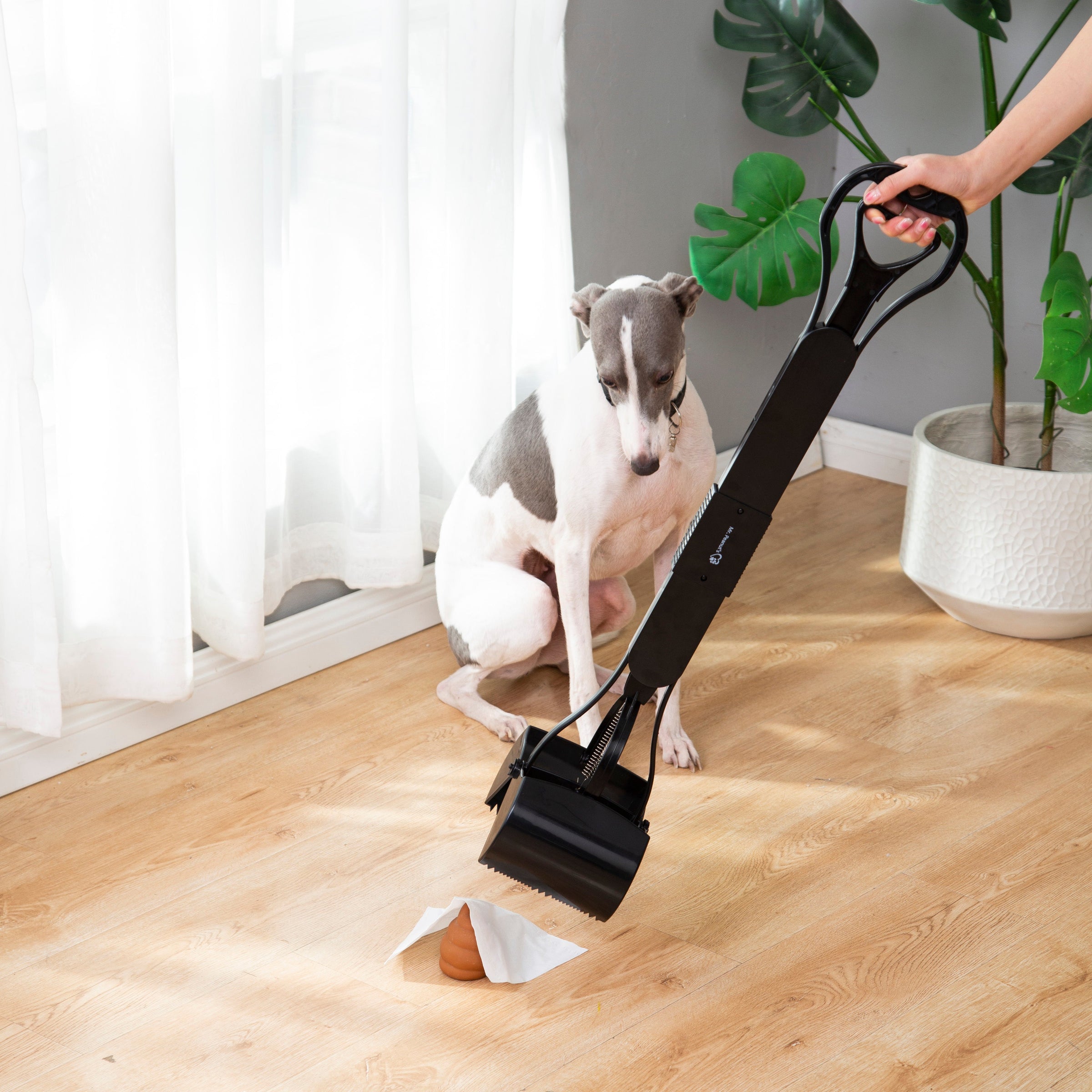 Mr. Peanut's 32" Tall Profile Pooper Scooper - BIG FRENCHIES