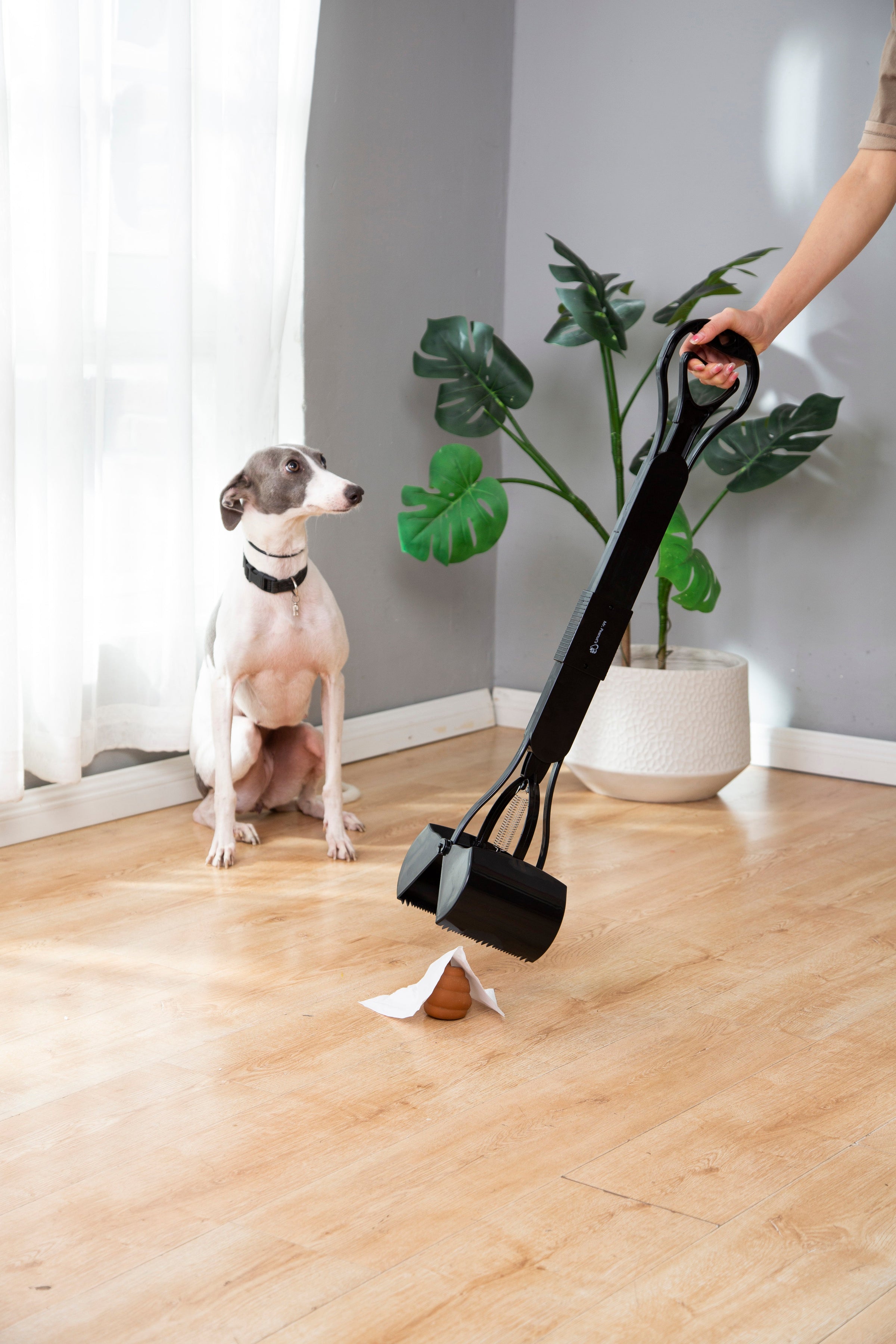 Mr. Peanut's 32" Tall Profile Pooper Scooper - BIG FRENCHIES