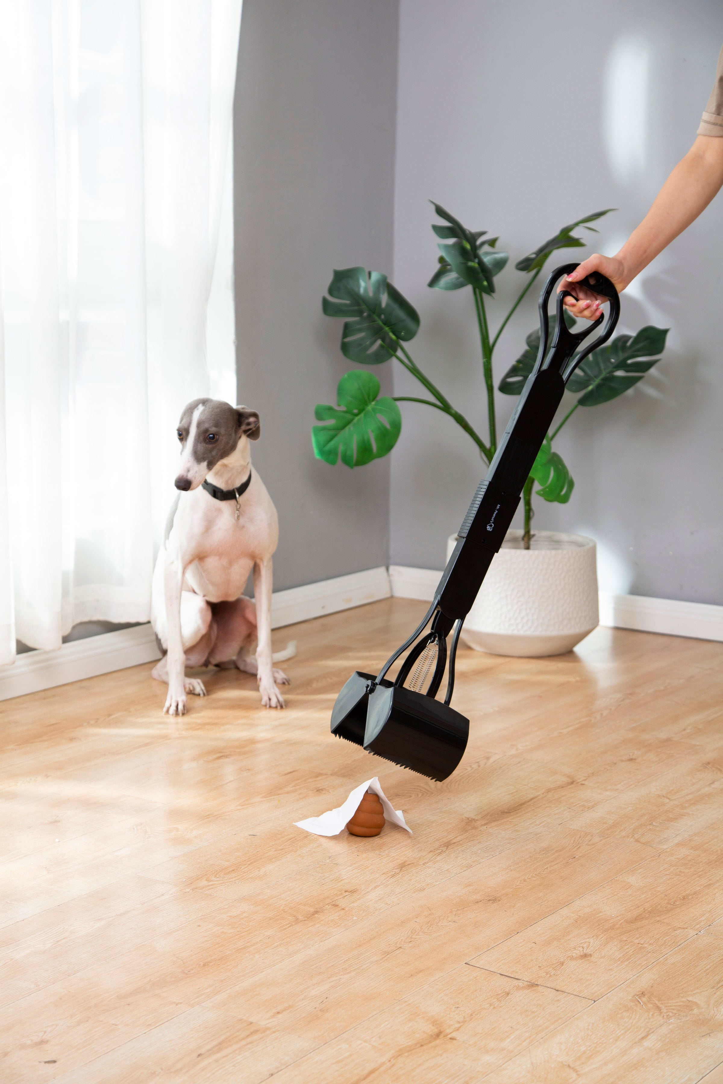 Mr. Peanut's 32" Tall Profile Pooper Scooper - BIG FRENCHIES