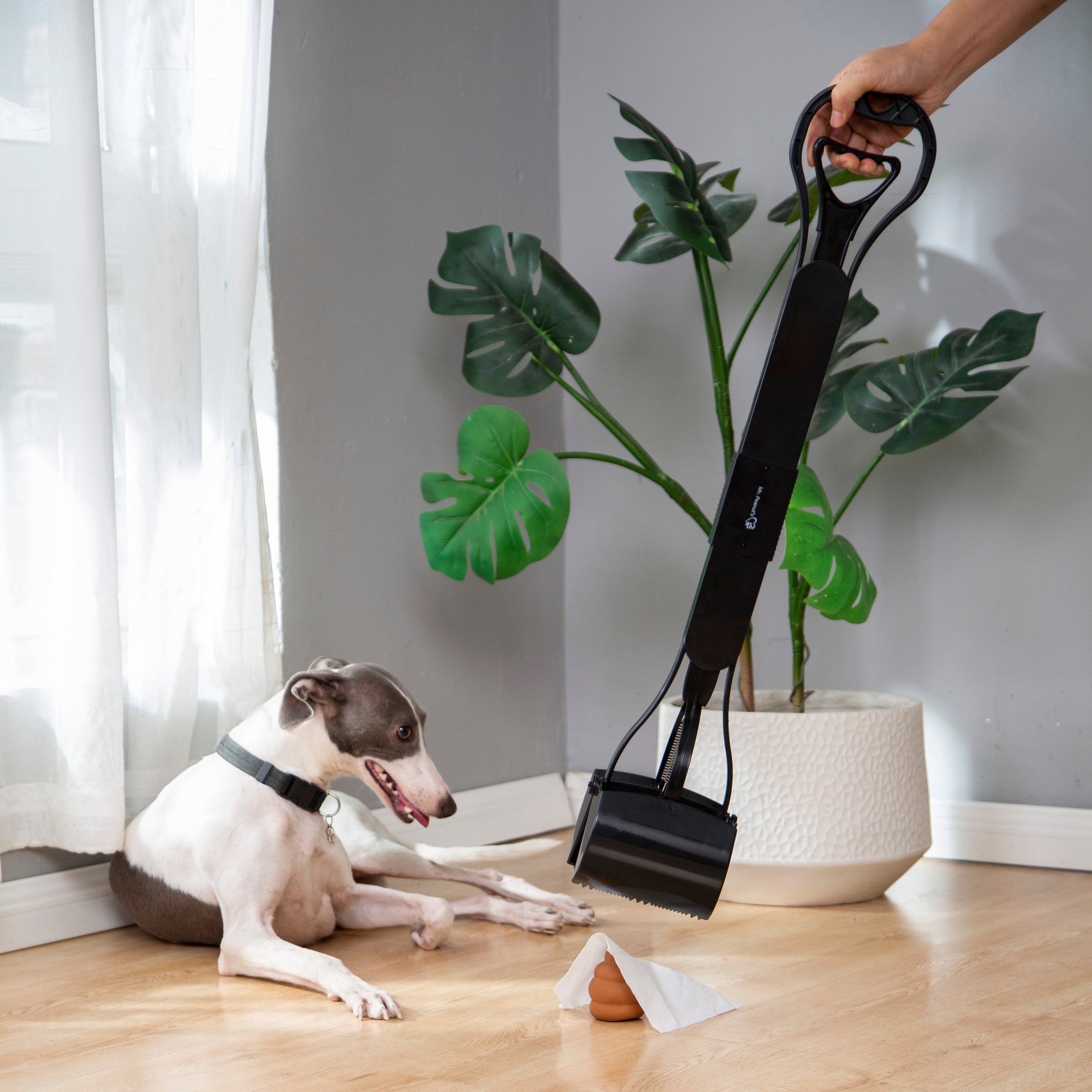 Mr. Peanut's 32" Tall Profile Pooper Scooper - BIG FRENCHIES