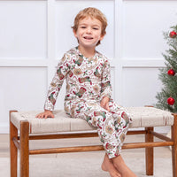 Western Christmas Pajamas for Kids – Bamboo Holiday PJs - BIG FRENCHIES