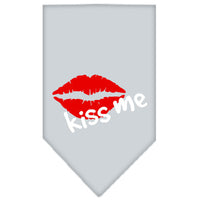 Pet and Dog Bandana Screen Printed, "Kiss Me"