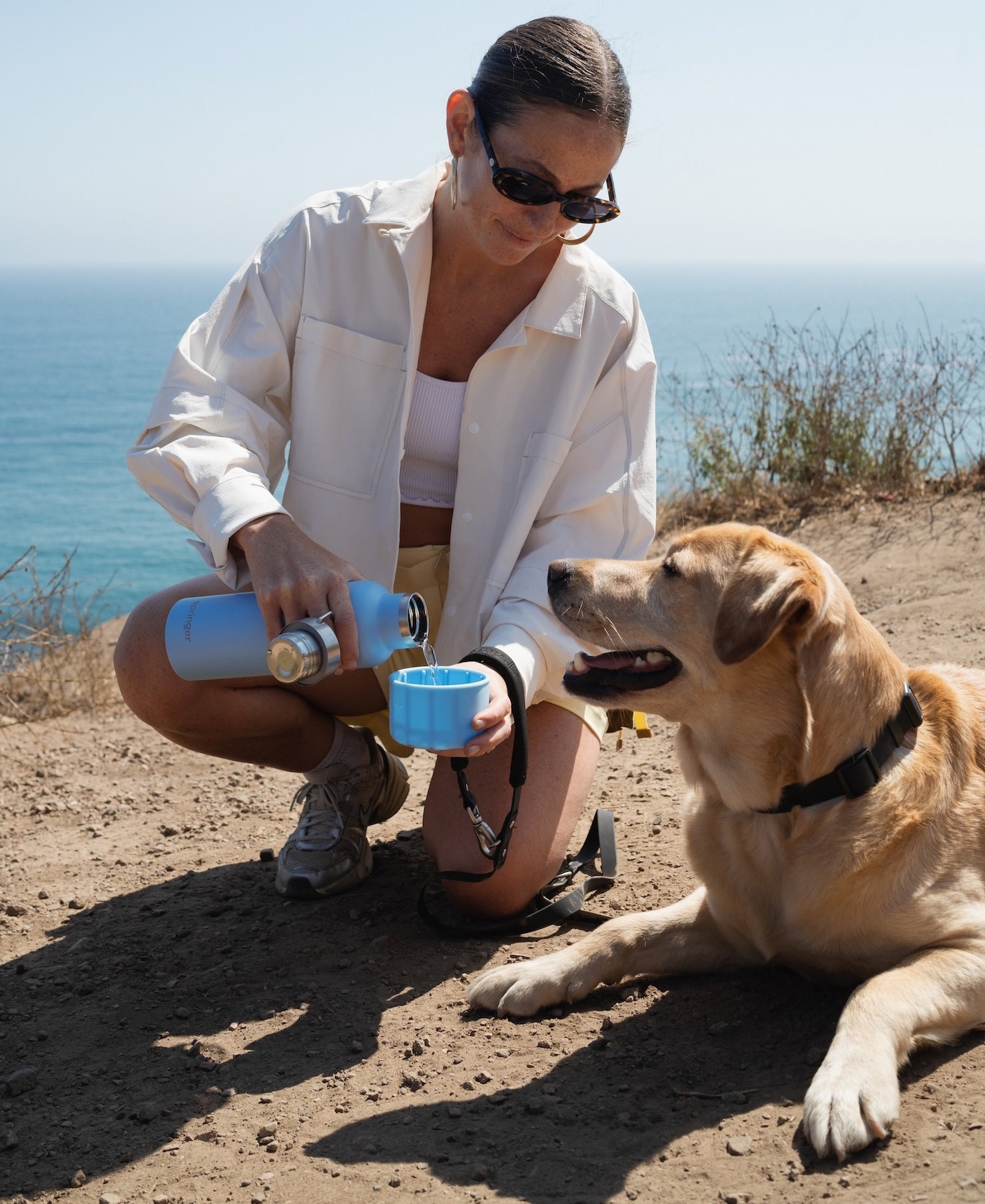 24oz Dog & Me Insulated Water Bottle - BIG FRENCHIES