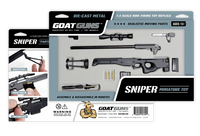 GoatGuns 1/4 Scale Die Cast Sniper Rifle Model Black SR-BLACK