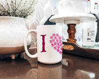 Pink English Bulldog Ceramic Coffee Mug 15 oz Decorative Large C Handle Mug Cup for Tea, Cocoa Hot Chocolate