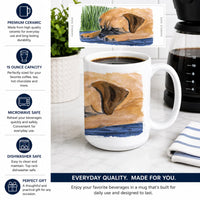Bullmastiff Ceramic Coffee Mug 15 oz Decorative Large C Handle Mug Cup for Tea, Cocoa Hot Chocolate